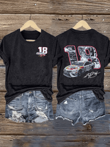 Women's  Racing Print T-Shirt