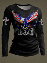 Women's Vintage 250th Anniversary Print Long-Sleeved T-Shirt