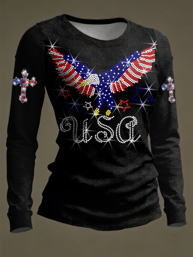 Women's Vintage 250th Anniversary Print Long-Sleeved T-Shirt