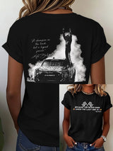 Women's Because You Never Know When The Last One Is Print Casual T-shirt