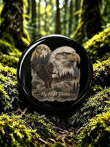 Unisex Retro Fly High Jackie Pin-Back Button
