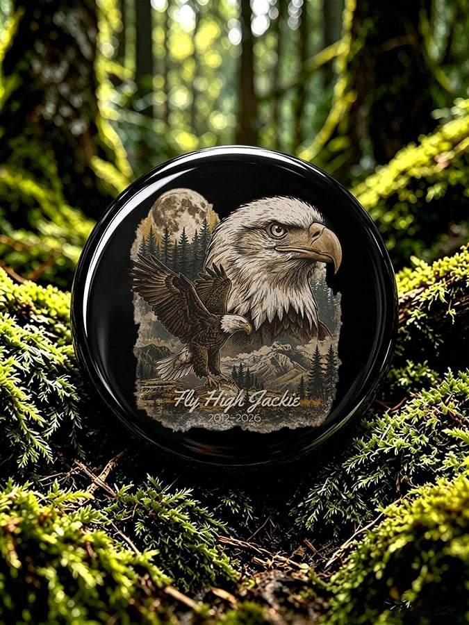 Unisex Retro Fly High Jackie Pin-Back Button