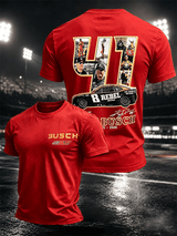 Men's Racing Legend Tribute Printed Comfortable Pure Cotton Short-Sleeve T-Shirt