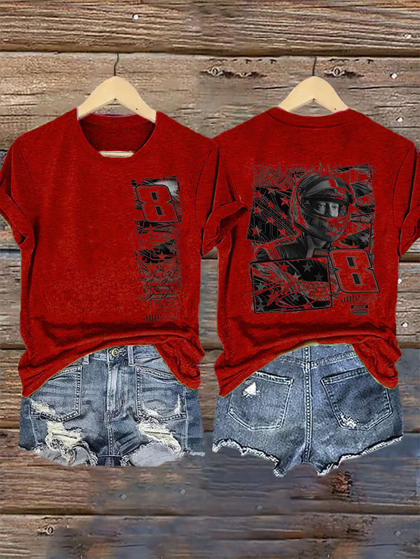 Women's  Racing Print T-Shirt