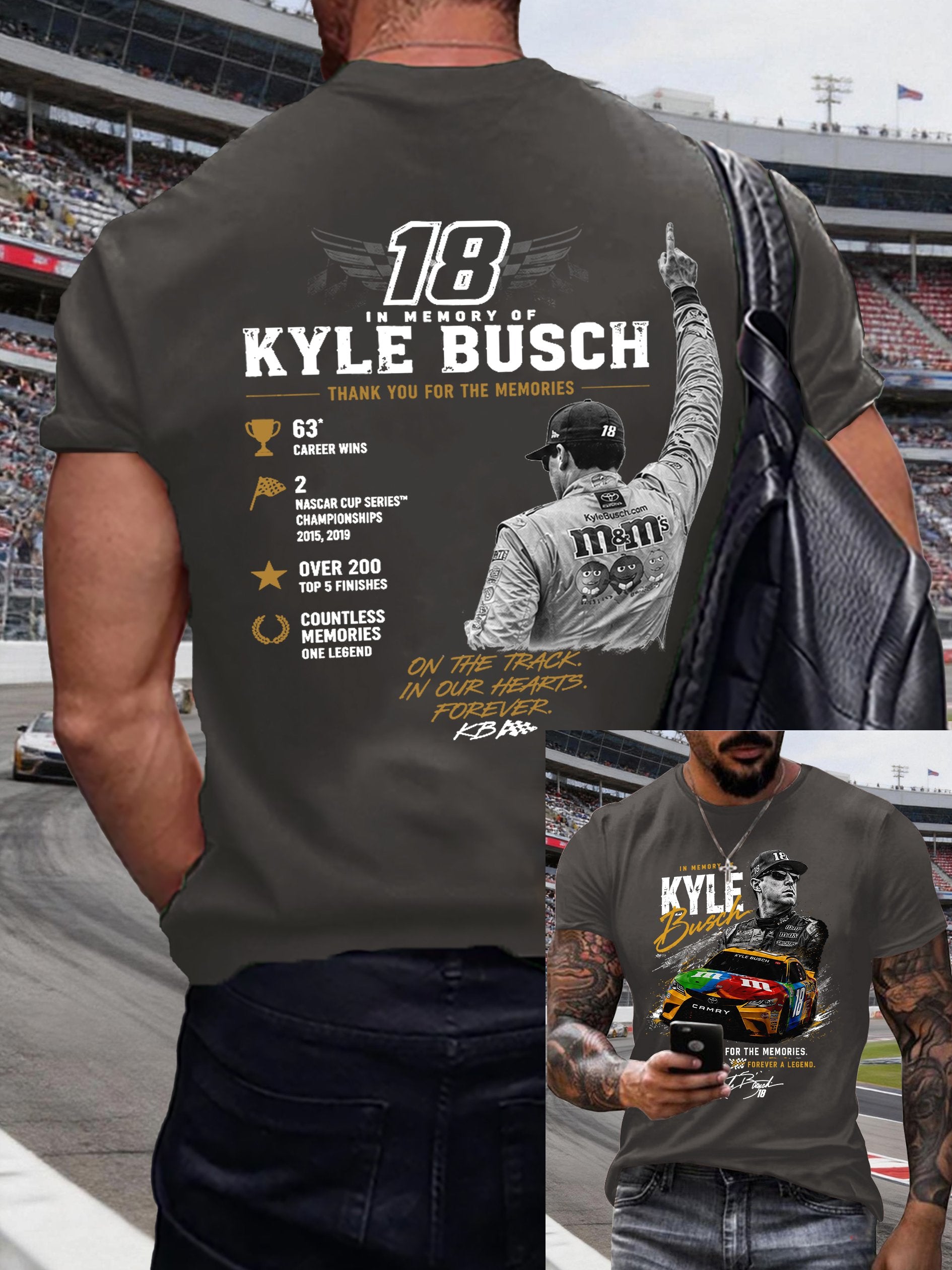 Men's Racing Legend Memorial  Print T-Shirt