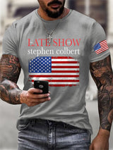 Men's Retro Last Last Show Print T-Shirt