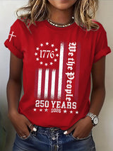 Women's Casual Printed Short-Sleeve T-Shirt