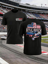 Men's Racing Is Eternal Print Round Neck T-shirt
