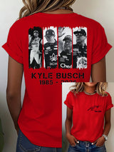 Women's Racing Commemorative Graphic Casual T-Shirt