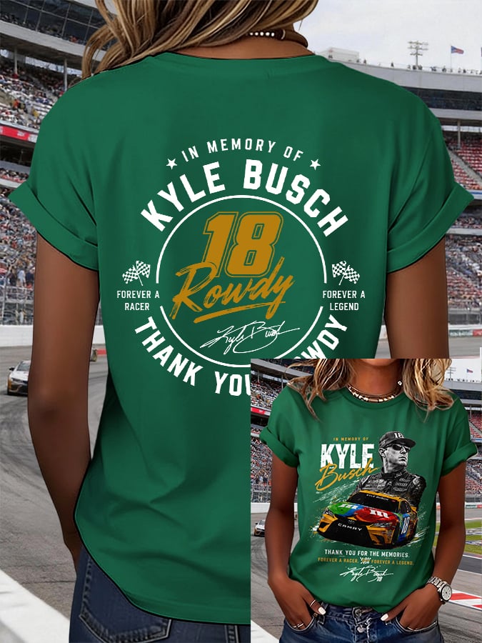 Women's Racing Legend Memorial Print T-shirt