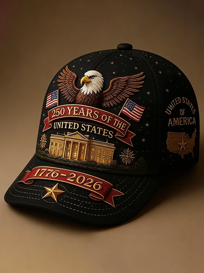 Unisex Retro 250th Anniversary Printed Hat
