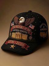 Unisex Retro 250th Anniversary Printed Hat