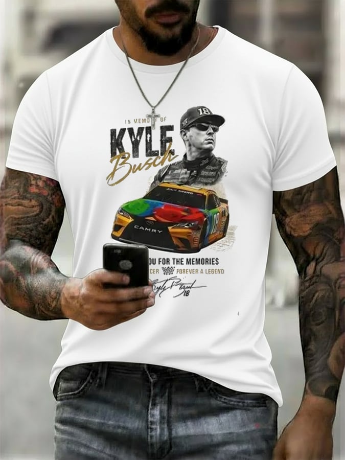 Men's Racing Print T-Shirt