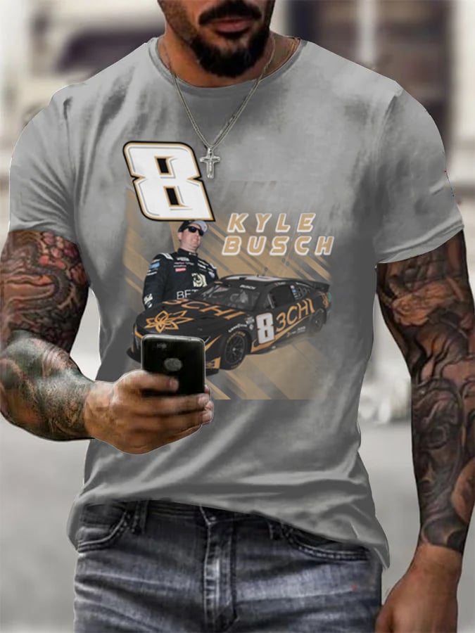 Men's Racing Print T-Shirt