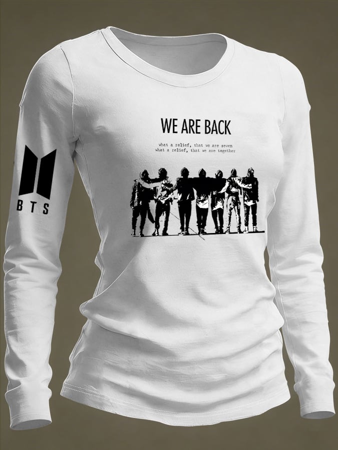 Women's Retro Leisure  Print Shirt
