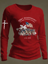 Women's Casual Print Long-Sleeve T-Shirt