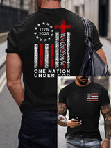 Men's Casual Printed Short-Sleeve T-Shirt