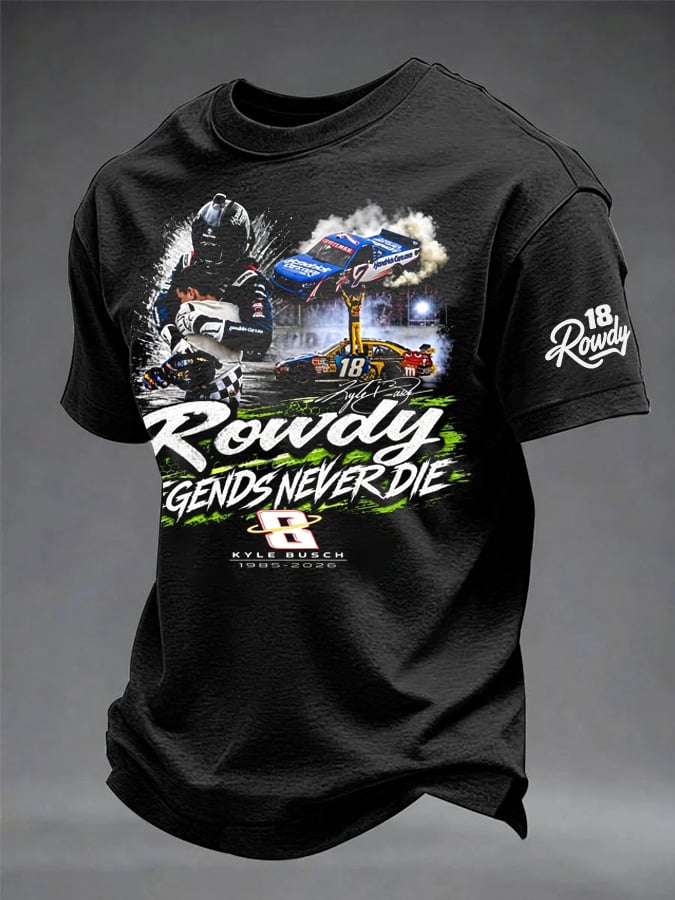 Men's Commemorative Racing Driver Print T-Shirt
