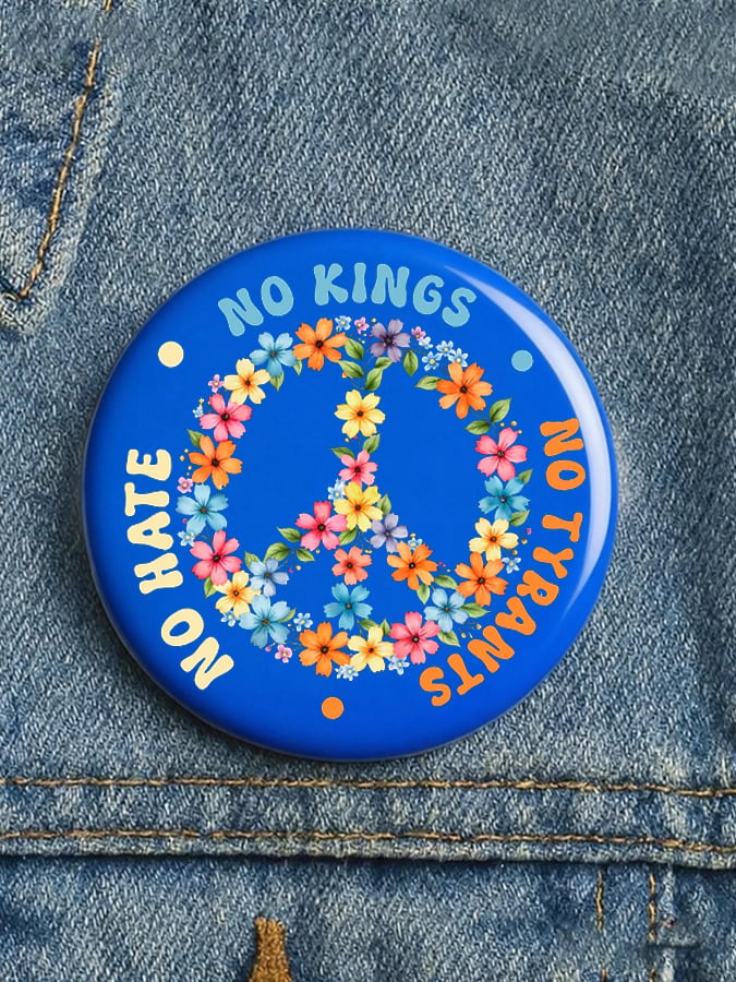Unisex Rejecting Kings Since 1776 Button