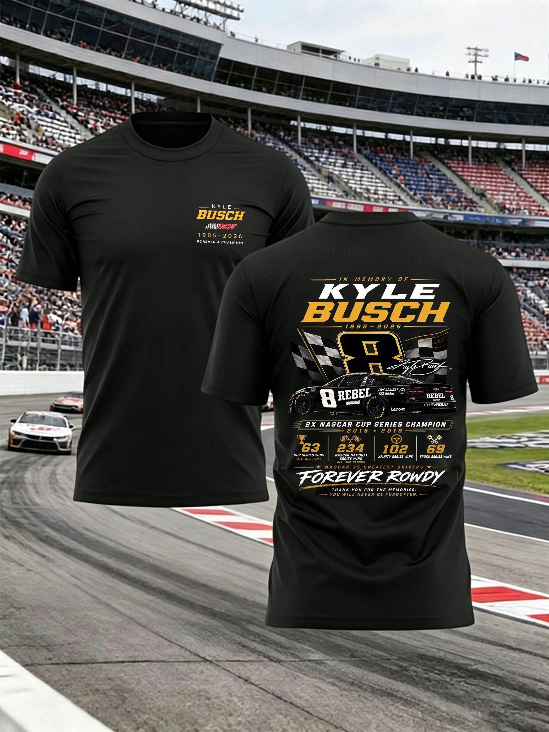 Men's Commemorative Racing Driver Print T-Shirt