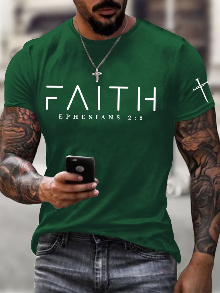 Men's Faith Print T-shirt