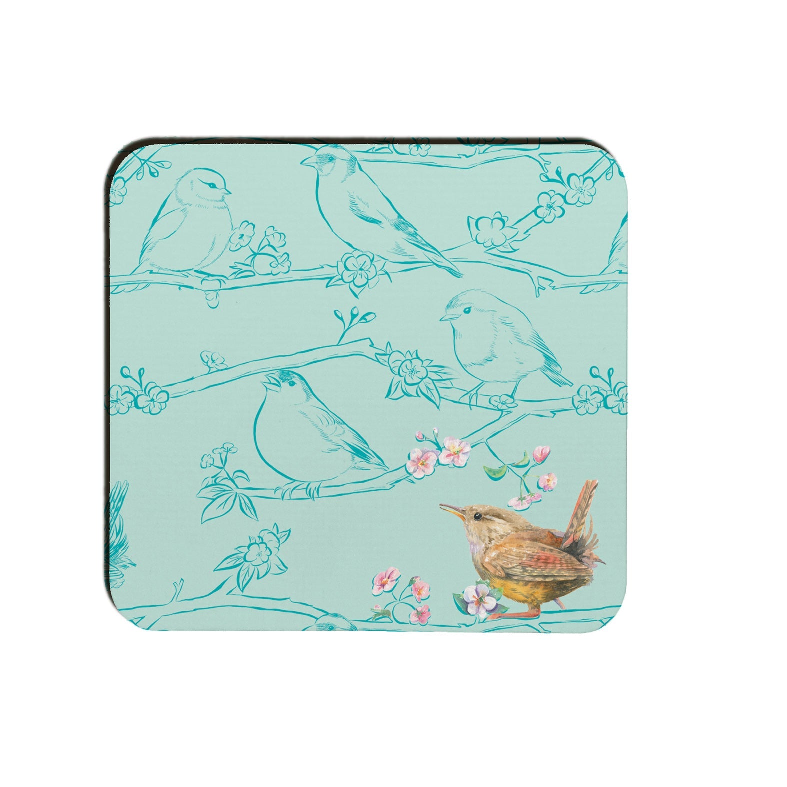 Garden Birds Coaster; Wren